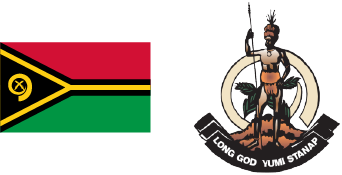 Ripablik blong Vanuatu Flag Key Chain NEW Vanuatu 